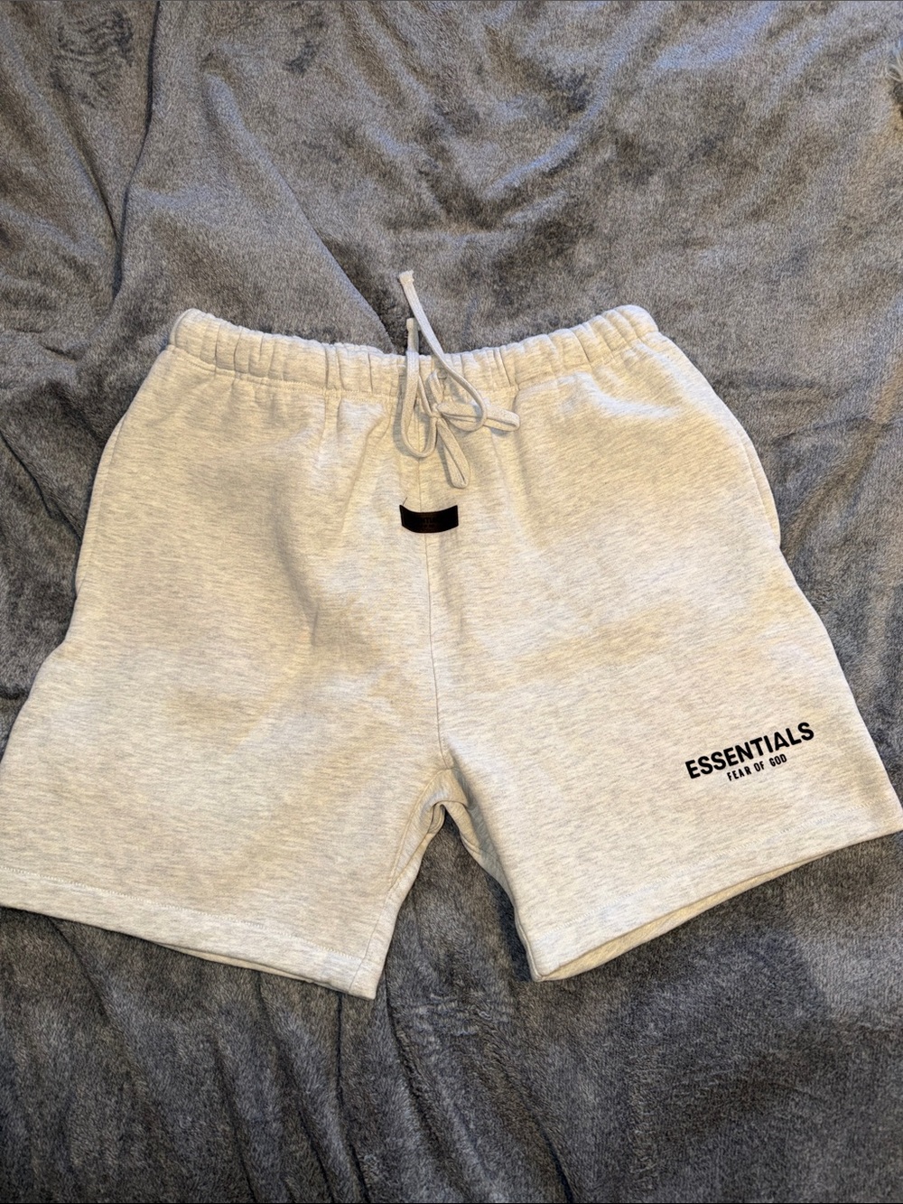ESSENTIALS Men’s Light Gray Sweat Shorts